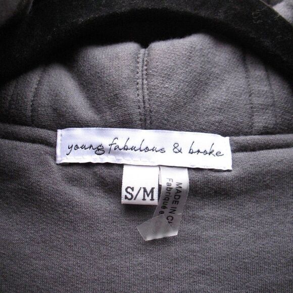 Young Fabulous & Broke YFB Revolve Sandrine Quilted Wrap Coat Jacket S M - Picture 7 of 8